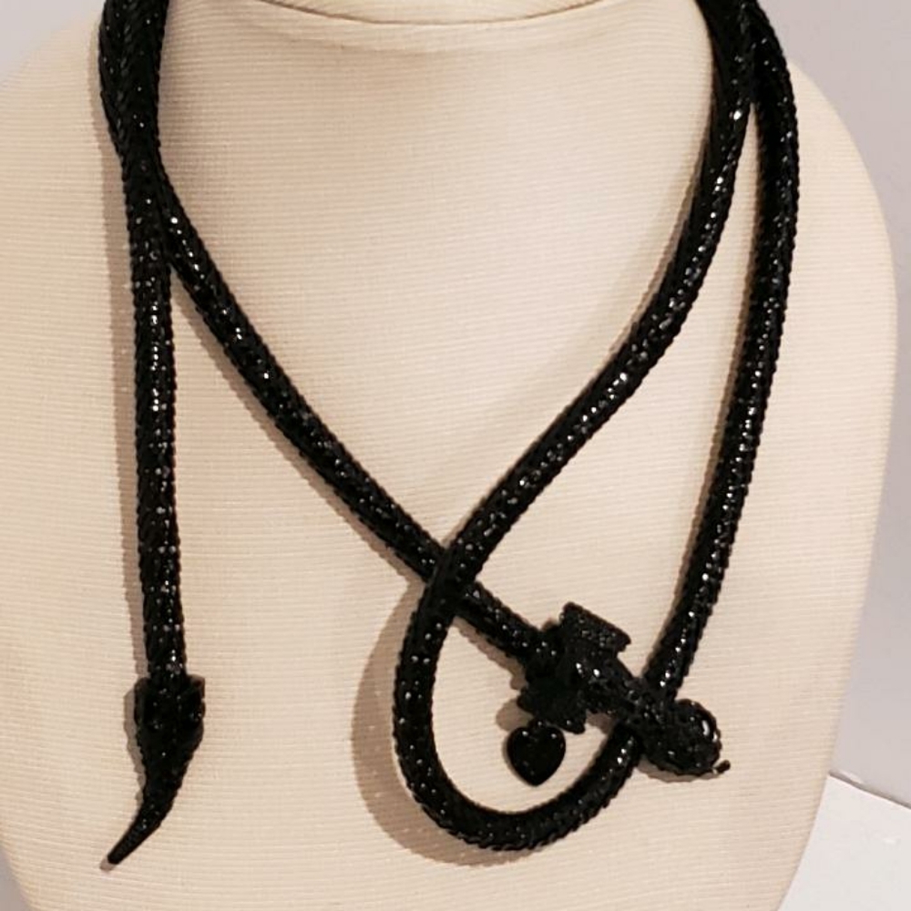 Snake jeweled necklace